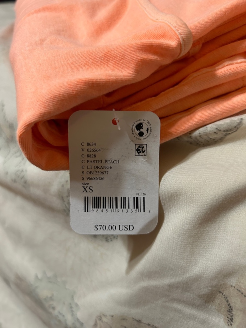 Free People Movement Hot Shot Onesie. Color Pastel Peach - Picture 9 of 9